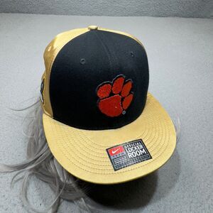 Clemson Tigers Hat Cap Black Gold Snapback NCAA‎ Football 2016 Champions Nike